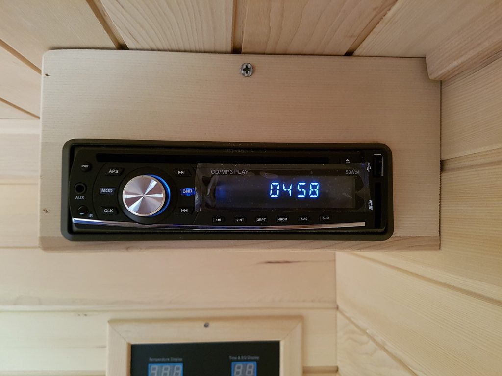 sauna infrared radio
